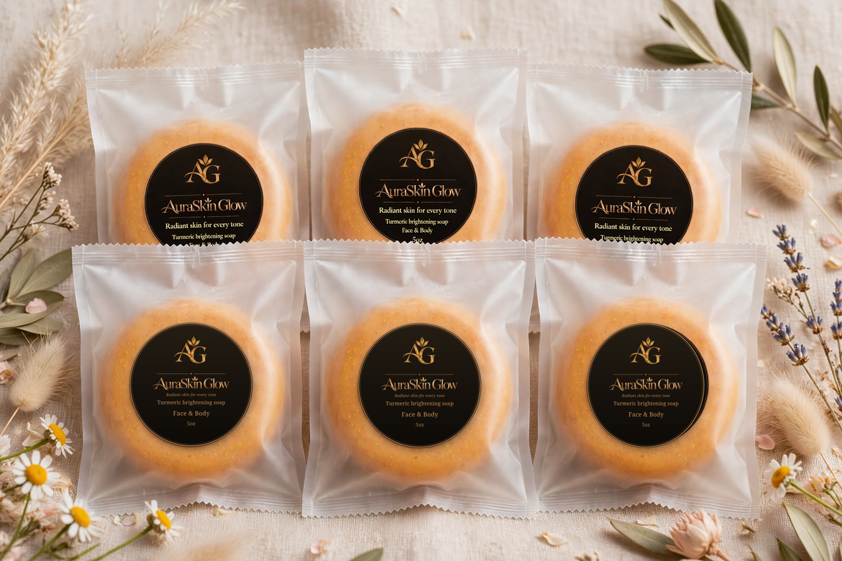 COMING SOON — Turmeric Brightening Soap (6-Pack, 6 × 5oz)